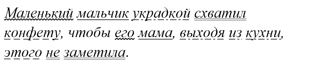 Синтаксический разбор предложений